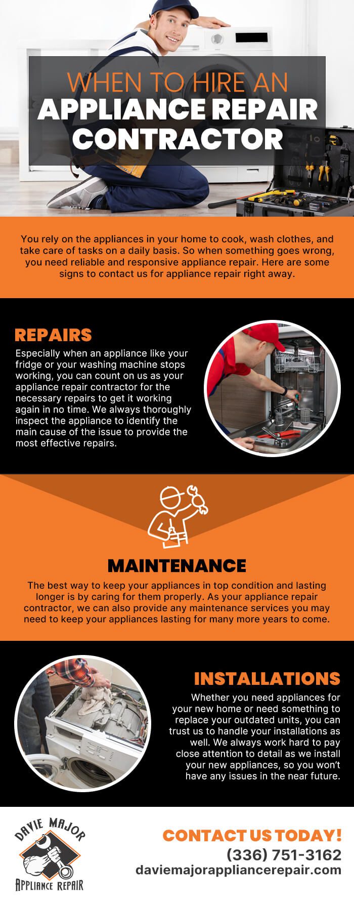 When to Hire an Appliance Repair Contractor